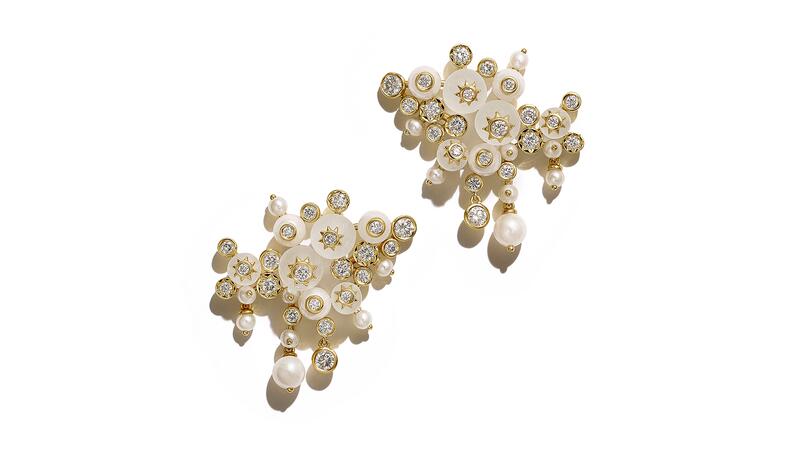 Sauer Star Cluster Clarity Earrings